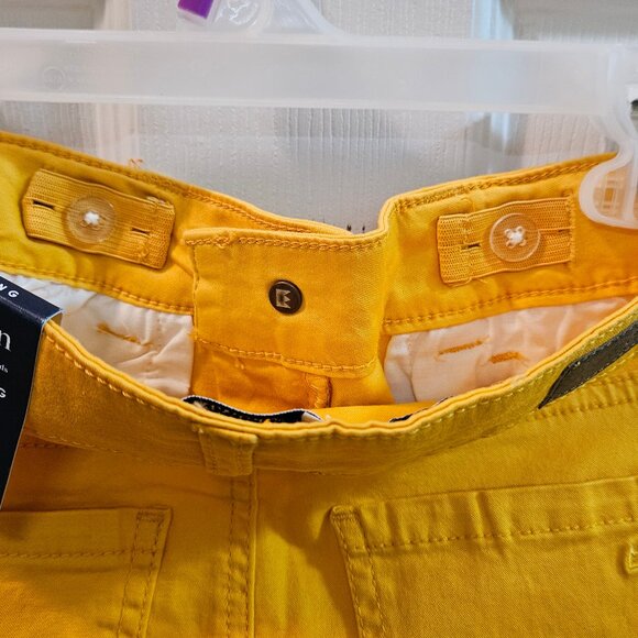 ** HOST PICK ** - Girl's Crown & Ivy Yellow Gold Pants - Size 8 - Picture 12 of 14